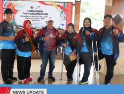 BUPATI BLITAR LEPAS 42 ATLET NPCI KE PARALIMPIADE JAWA TIMUR 2025