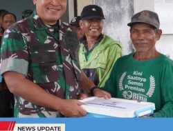 DANREM 081/DSJ TINJAU PROGRES PEMBANGUNAN KOPERASI DESA/KELURAHAN MERAH PUTIH DI DESA KRISIK