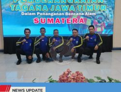 TAGANA KABUPATEN BLITAR BERSAMA PORDAM DIBERANGKATKAN KE ACEH UNTUK BANTU PENANGANAN BENCANA