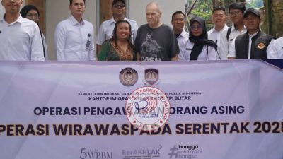 KANTOR IMIGRASI KELAS II NON TPI BLITAR GELAR OPERASI WIRAWASPADA, PERKUAT PENGAWASAN AKTIVITAS WARGA NEGARA ASING