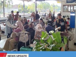 ARUS LIBUR MENGGELIAT, KAI DAOP 7 MADIUN LAYANI RIBUAN PENUMPANG DI HARI PERTAMA NATARU