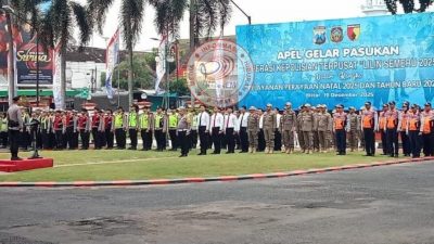 TUJUH POS DISIAGAKAN, POLRES BLITAR KOTA PASTIKAN NATARU KONDUSIF