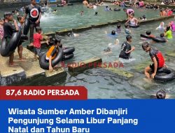 Wisata Sumber Amber Dibanjiri Pengunjung Selama Libur Panjang Natal dan Tahun Baru