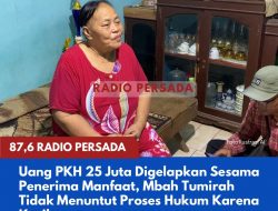 Uang PKH 25 Juta Digelapkan Sesama Penerima Manfaat, Mbah Tumirah Tidak Menuntut Proses Hukum Karena Kasihan