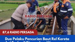 Dua Pelaku Pencurian Baut Rel Kereta Api Berhasil Diamankan Warga saat Melancarkan Aksinya