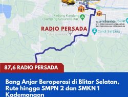 Bang Anjar Beroperasi di Blitar Selatan, Rute hingga SMPN 2 dan SMKN 1 Kademangan