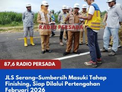 JLS Serang–Sumbersih Masuki Tahap Finishing, Siap Dilalui Pertengahan Februari 2026