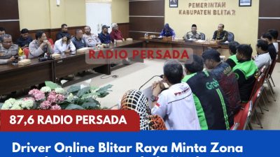 Driver Online Blitar Raya Minta Zona Merah Dihapus, Pemkab Siapkan Pelatihan untuk Ojek Pangkalan