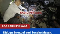 Diduga Berawal dari Tungku Masak, Kebakaran Malam Hari di Selorejo Hanguskan Dapur dan 3 Motor