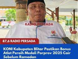 KONI Kabupaten Blitar Pastikan Bonus Atlet Peraih Medali Porprov 2025 Cair Sebelum Ramadan