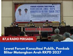 Lewat Forum Konsultasi Publik, Pemkab Blitar Matangkan Arah RKPD 2027