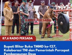 Bupati Blitar Buka TMMD ke-127, Kolaborasi TNI dan Pemerintah Percepat Pembangunan Desa