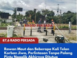 Rawan Maut dan Beberapa Kali Telan Korban Jiwa, Perlintasan Tanpa Palang Pintu Ngaglik Akhirnya Ditutup