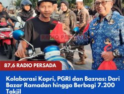 Kolaborasi Kopri, PGRI dan Baznas: Dari Bazar Ramadan hingga Berbagi 7.200 Takjil