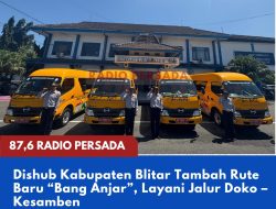 Dishub Kabupaten Blitar Tambah Rute Baru “Bang Anjar”, Layani Jalur Doko–Kesamben