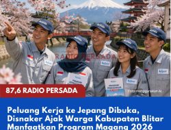 Peluang Kerja ke Jepang Dibuka, Disnaker Ajak Warga Kabupaten Blitar Manfaatkan Program Magang 2026