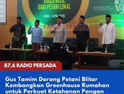 Gus Tamim Dorong Petani Blitar Kembangkan Greenhouse Rumahan untuk Perkuat Ketahanan Pangan