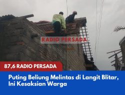 Puting Beliung Melintas di Langit Blitar, Ini Kesaksian Warga