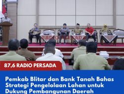 Pemkab Blitar dan Bank Tanah Bahas Strategi Pengelolaan Lahan untuk Dukung Pembangunan Daerah