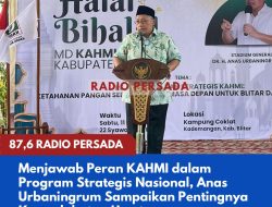 Menjawab Peran KAHMI dalam Program Strategis Nasional, Anas Urbaningrum Sampaikan Pentingnya Kemaslahatan Umat