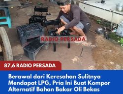 Berawal dari Keresahan Sulitnya Mendapat LPG, Pria Ini Buat Kompor Alternatif Bahan Bakar Oli Bekas