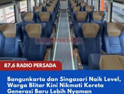 Bangunkarta dan Singasari Naik Level, Warga Blitar Kini Nikmati Kereta Generasi Baru Lebih Nyaman