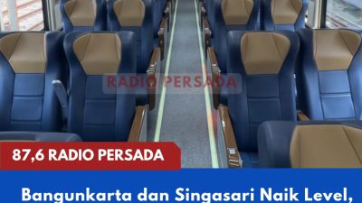 Bangunkarta dan Singasari Naik Level, Warga Blitar Kini Nikmati Kereta Generasi Baru Lebih Nyaman