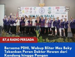 Bersama PDHI, Wabup Blitar Mas Beky Tekankan Peran Dokter Hewan dari Kandang hingga Pangan