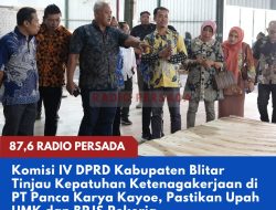 Komisi IV DPRD Kabupaten Blitar Tinjau Kepatuhan Ketenagakerjaan di PT Panca Karya Kayoe, Pastikan Upah UMK dan BPJS Pekerja