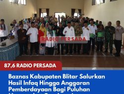 Baznas Kabupaten Blitar Salurkan Hasil Infaq Hingga Anggaran Pemberdayaan Bagi Puluhan Masyarakat Gandusari