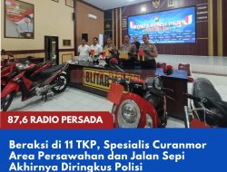 Beraksi di 11 TKP, Spesialis Curanmor Area Persawahan dan Jalan Sepi Akhirnya Diringkus Polisi