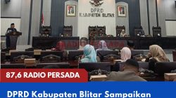 DPRD Kabupaten Blitar Sampaikan Rekomendasi atas LKPJ Bupati Tahun Anggaran 2025