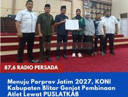 Menuju Porprov Jatim 2027, KONI Kabupaten Blitar Genjot Pembinaan Atlet Lewat PUSLATKAB