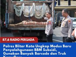 Polres Blitar Kota Ungkap Modus Baru Penyalahgunaan BBM Subsidi, Gunakan Banyak Barcode dan Truk Kamuflase