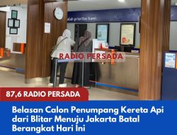 Belasan Calon Penumpang Kereta Api dari Blitar Menuju Jakarta Batal Berangkat Hari Ini