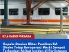 Kepala Stasiun Blitar Pastikan KA Dhoho Tetap Beroperasi Meski Sempat Terlambat Akibat Insiden di Perlintasan