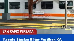 Kepala Stasiun Blitar Pastikan KA Dhoho Tetap Beroperasi Meski Sempat Terlambat Akibat Insiden di Perlintasan