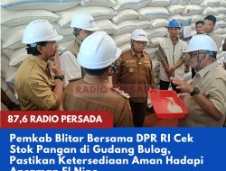 Pemkab Blitar Bersama DPR RI Cek Stok Pangan di Gudang Bulog, Pastikan Ketersediaan Aman Hadapi Ancaman El Nino
