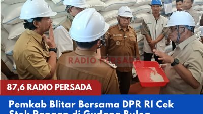Pemkab Blitar Bersama DPR RI Cek Stok Pangan di Gudang Bulog, Pastikan Ketersediaan Aman Hadapi Ancaman El Nino