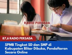 SPMB Tingkat SD dan SMP di Kabupaten Blitar Dibuka, Pendaftaran Secara Online