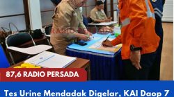 Tes Urine Mendadak Digelar, KAI Daop 7 Madiun Pastikan Pegawai Bebas Narkoba