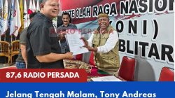 Jelang Tengah Malam, Tony Andreas Kembalikan Formulir Ketua KONI Kota Blitar, Bidik Prestasi Porprov
