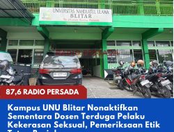 Kampus UNU Blitar Nonaktifkan Sementara Dosen Terduga Pelaku Kekerasan Seksual, Pemeriksaan Etik Tetap Berjalan