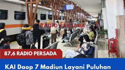KAI Daop 7 Madiun Layani Puluhan Ribu Pelanggan, Stasiun Blitar Tembus 6.465 Penumpang