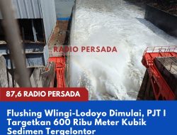 Flushing Wlingi-Lodoyo Dimulai, PJT I Targetkan 600 Ribu Meter Kubik Sedimen Tergelontor