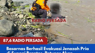 Basarnas Berhasil Evakuasi Jenazah Pria di Sungai Brantas, Petugas Akan Lakukan Identifikasi untuk Memastikan Identitas Korban