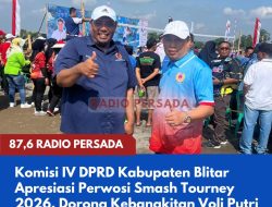 Komisi IV DPRD Kabupaten Blitar Apresiasi Perwosi Smash Tourney 2026, Dorong Kebangkitan Voli Putri