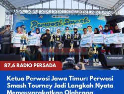 Ketua Perwosi Jawa Timur: Perwosi Smash Tourney Jadi Langkah Nyata Memasyarakatkan Olahraga