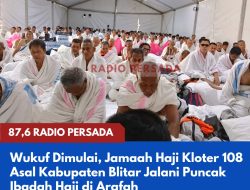 Wukuf Dimulai, Jamaah Haji Kloter 108 Asal Kabupaten Blitar Jalani Puncak Ibadah Haji di Arafah