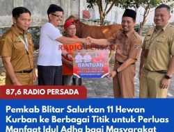Pemkab Blitar Salurkan 11 Hewan Kurban ke Berbagai Titik untuk Perluas Manfaat Idul Adha bagi Masyarakat